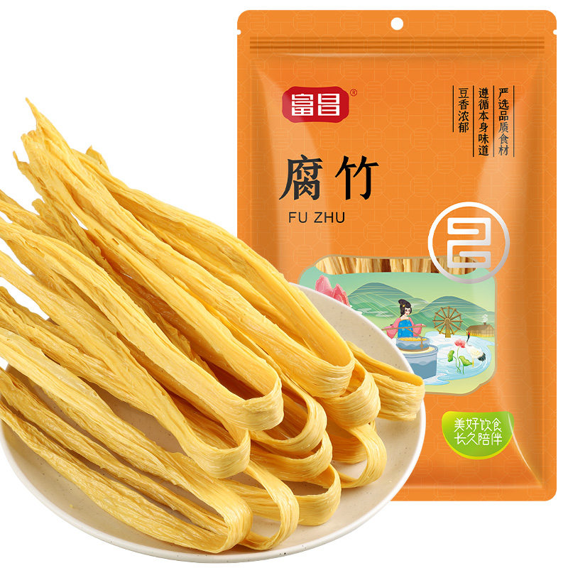富昌腐竹500g*2袋干货纯正手工非油炸黄豆制品腐竹官方旗舰店正品属于什么档次？