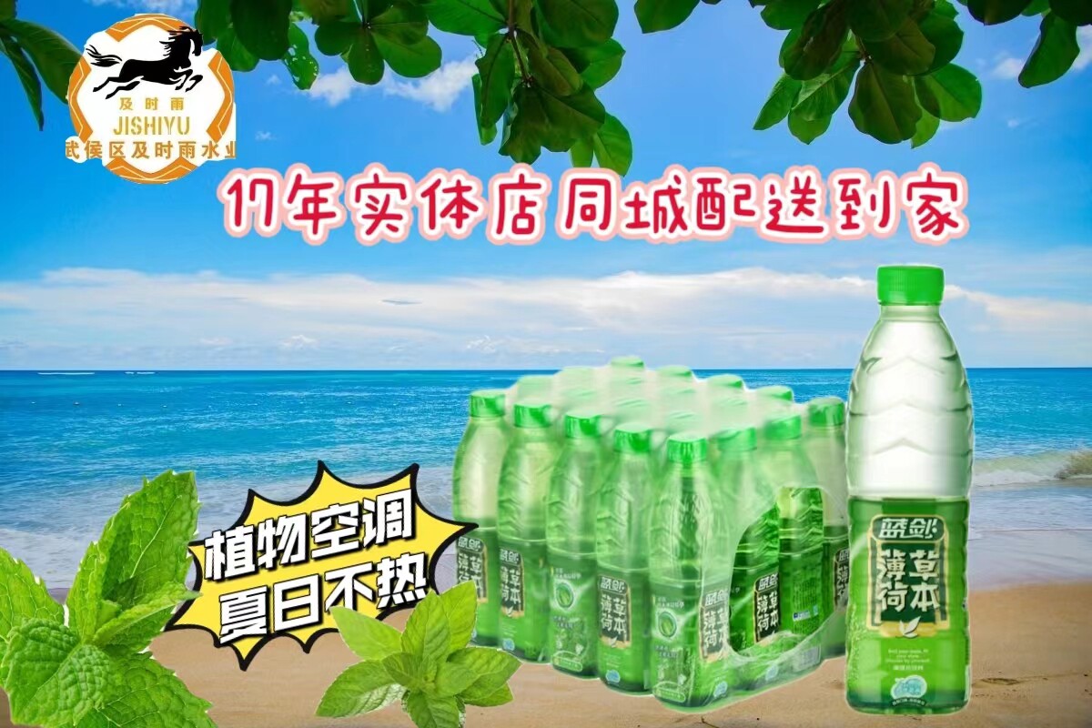 蓝剑草本薄荷水555mll*20瓶成都市及近郊全店2件起送电梯到家