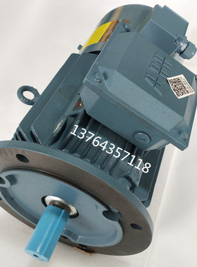 新款变频调速电机QABP90L4A 1.5KW 4P三相电机380V立/卧式安包邮