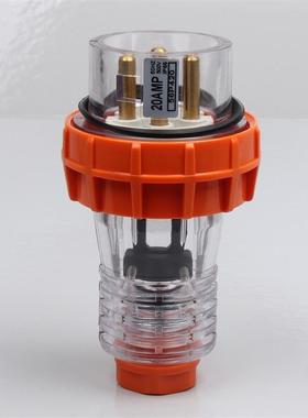 新款澳标防水防尘电源插头56P440 450 432 420 410 4芯10A32A包邮