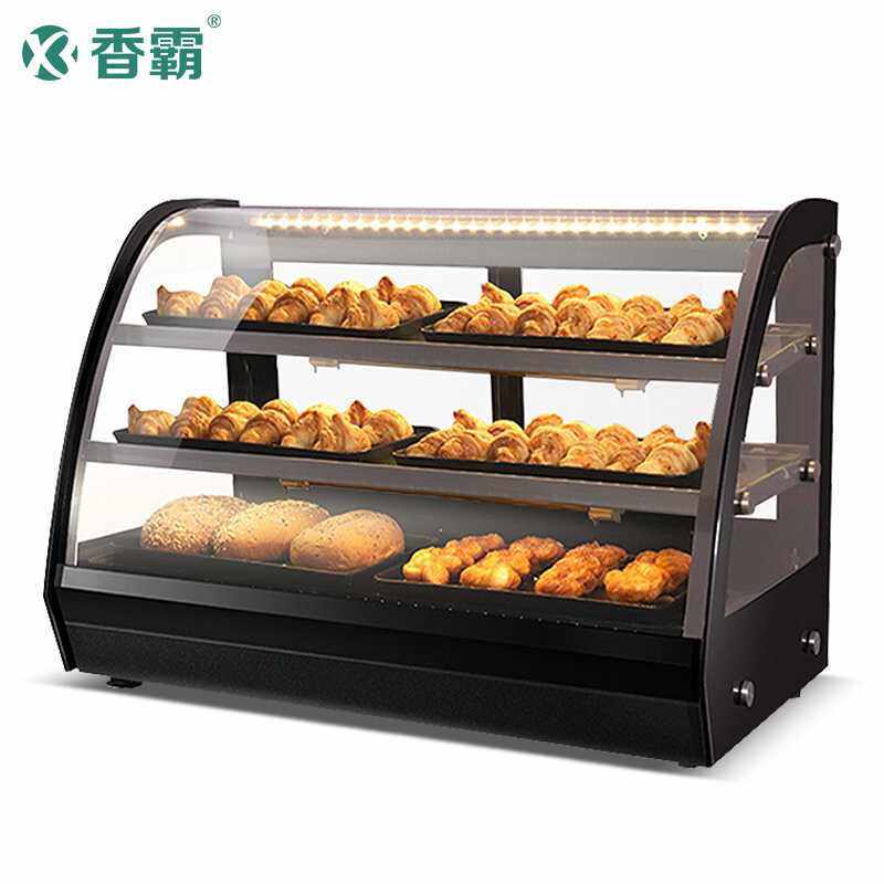 直销香霸商用保温柜炸鸡汉堡展示柜蛋挞薯条台式加热恒温小型食品