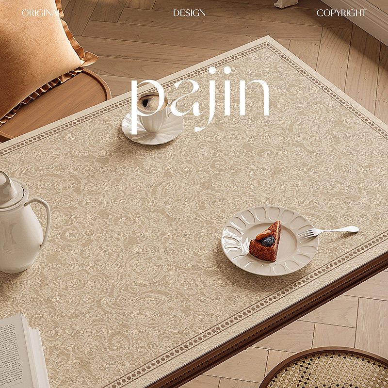 云卷云舒桌布免洗防油防水防烫餐桌垫茶几桌面保护垫子轻奢高级感,居家布艺,桌布,淘宝优惠券,粉丝福利购,淘宝优惠卷