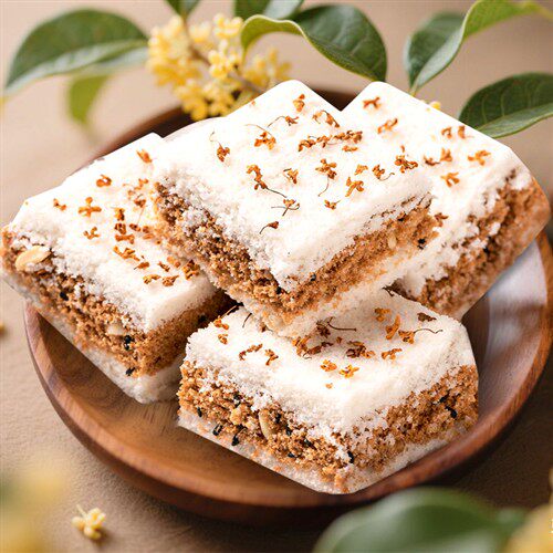 浙江特产手工千人糕小米糕茶点心代餐早餐芝麻桂花糕休闲食品小吃