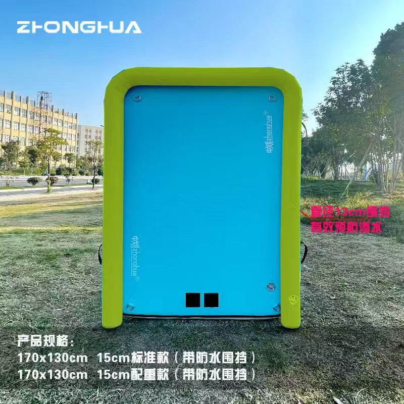 新款中划钓鱼运输平台充气小钓台双气室橡皮艇平台钓鱼船单人浮台