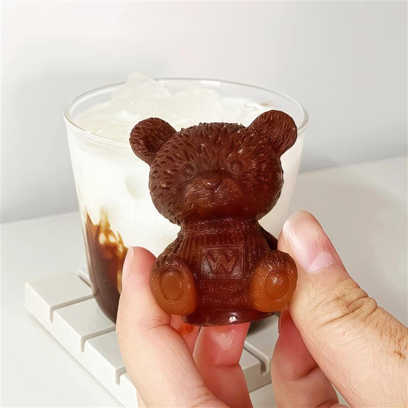 小熊食品级硅胶易脱模制冰球