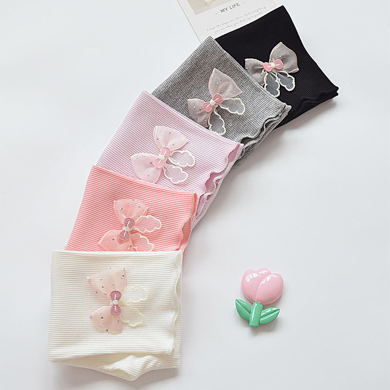 女童打底裤夏季新款冰丝薄款儿童外穿七分裤宝宝洋气百搭裤子童装