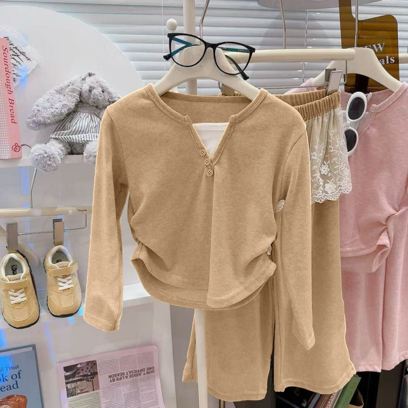 2025新款亲子款学院风女春秋套装