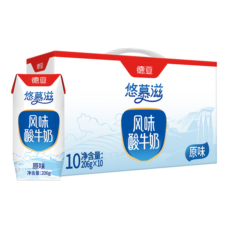 德亚风味酸牛奶200ml*10礼盒