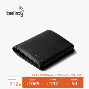 新款 Bellroy澳洲 Premium Note 皮革短夹机能钱包 Sleeve