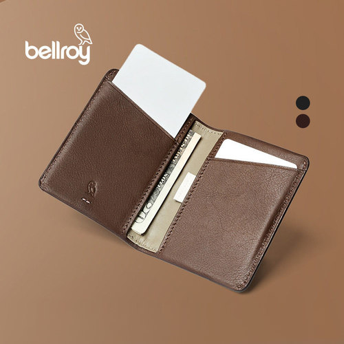 Bellroy纤薄短夹皮革尊贵版卡包