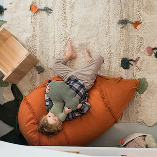 梵几×西班牙品牌LORENA CANALS系列-懒人沙发趣味造型儿童房坐凳