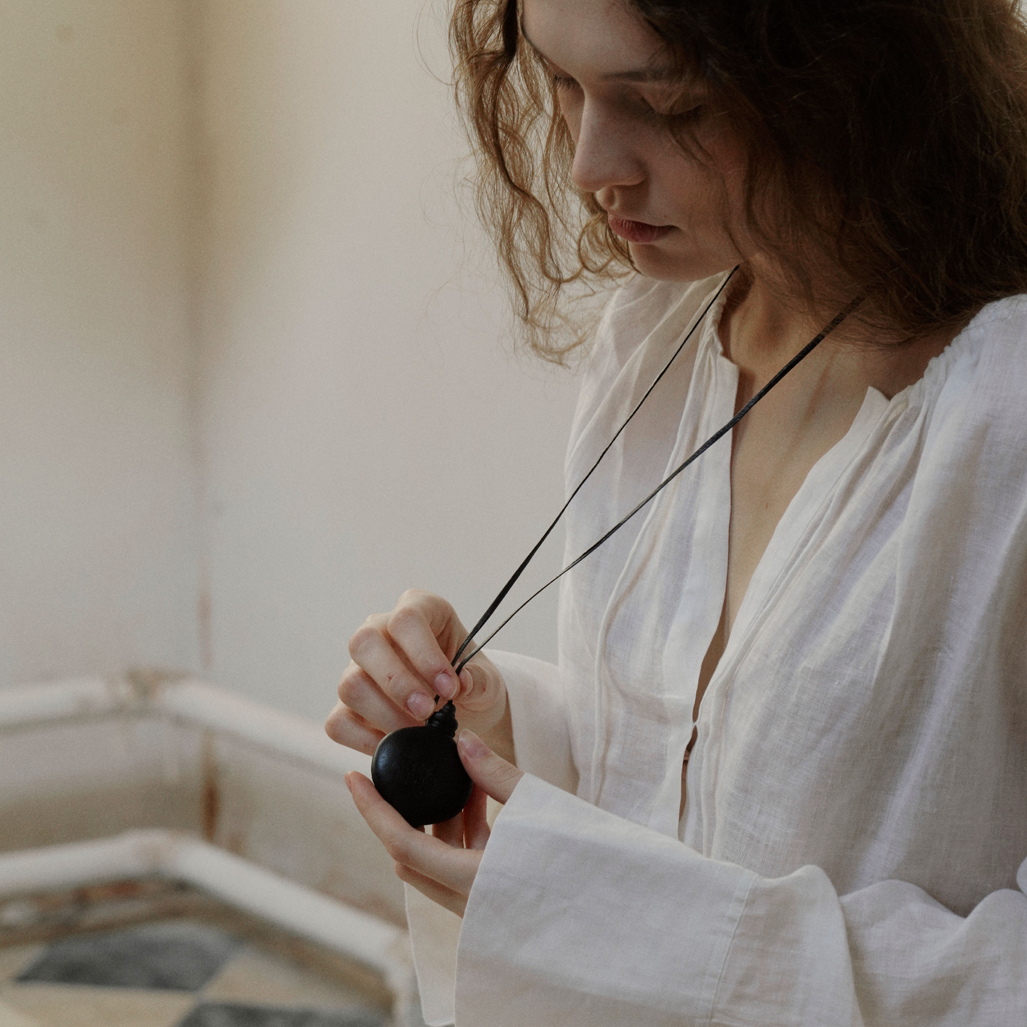 梵几UPCYCLE Circle’系列木质颈饰挂饰禅意创意造型挂绳配饰项链