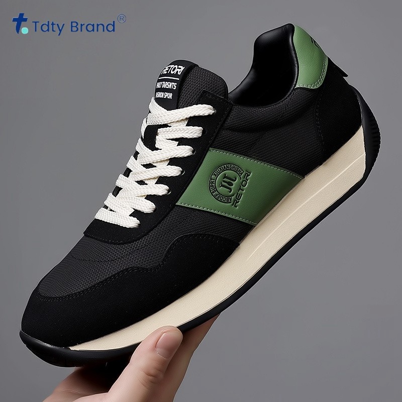 2025新款透气网面运动休闲鞋男