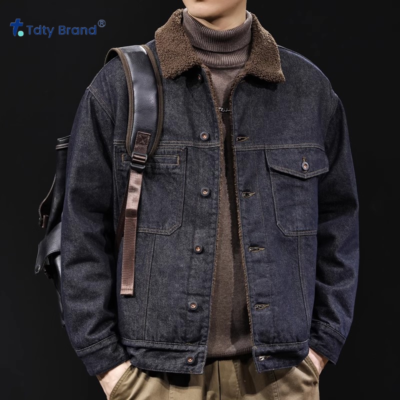 美式复古外套男春秋2025新款棉服