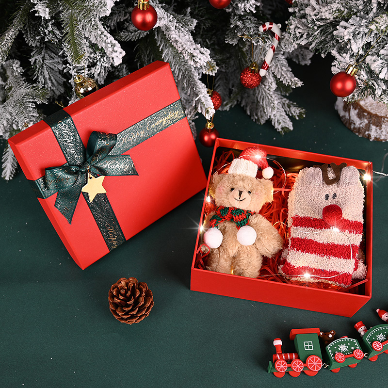 圣诞节礼物盒围巾礼品包装空盒子大号礼品盒高级感生日礼盒送女生