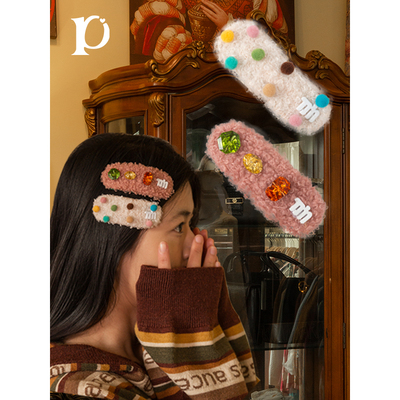 puui原创生活发夹毛绒