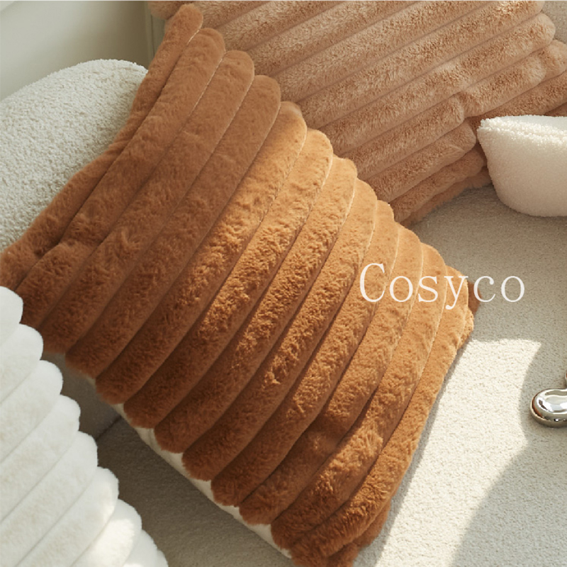 美拉德焦糖色方形45抱枕靠枕靠垫