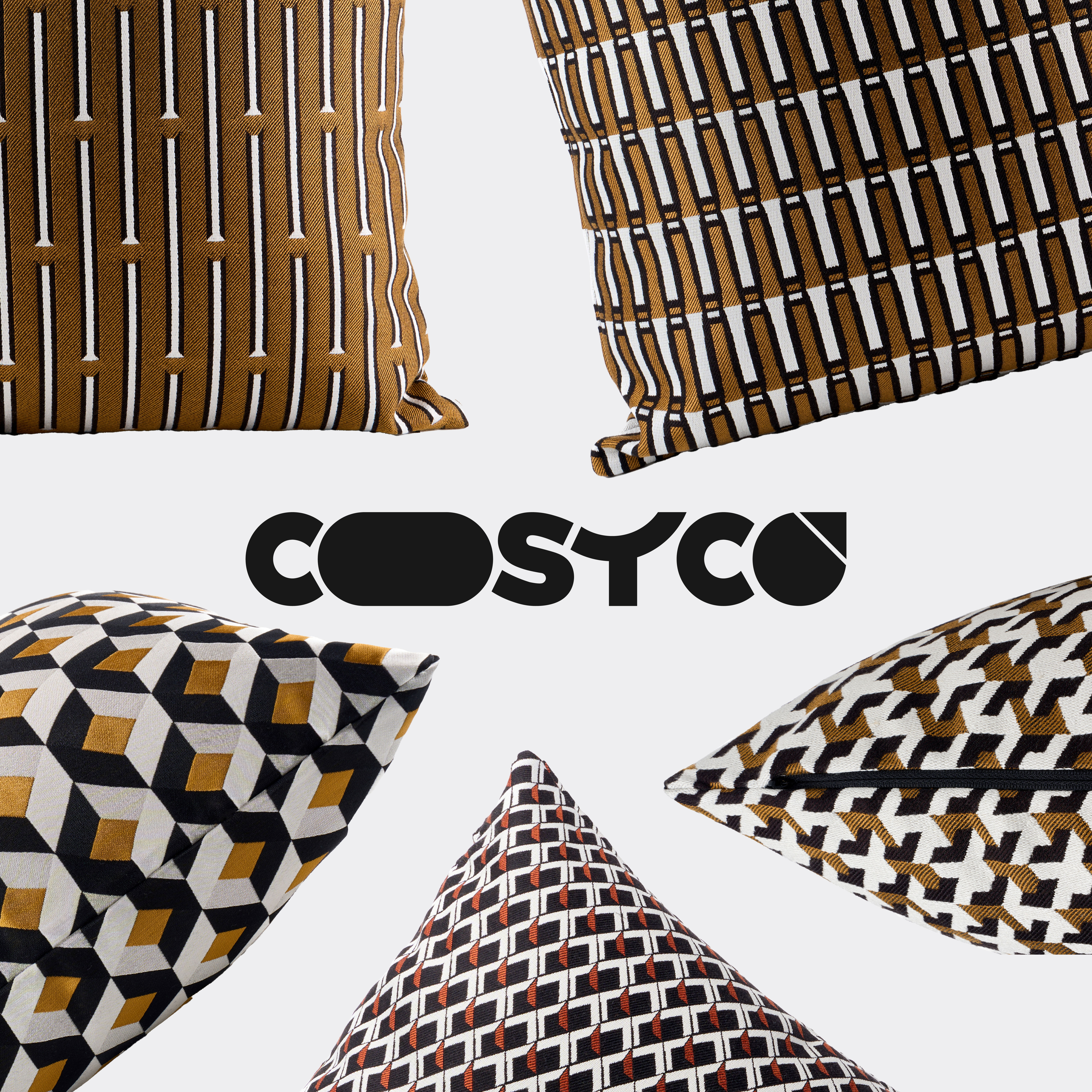 COSYCO琥珀经纬客厅沙发午睡抱枕