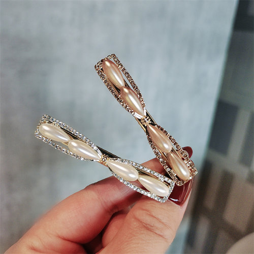 边夹仿珍珠气质简约发饰