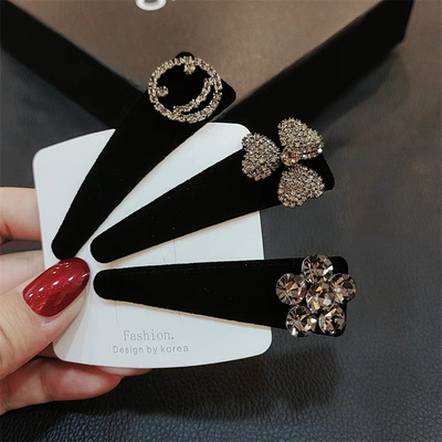 边夹BB夹水钻简约低调气质发饰