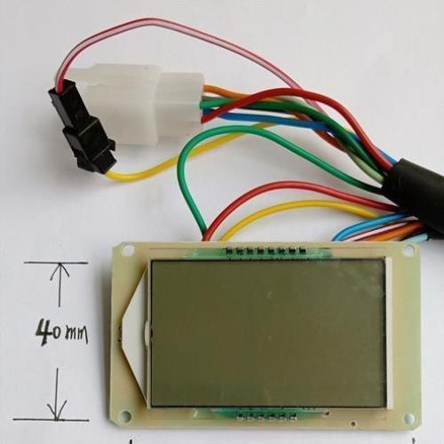 电瓶电动车液晶仪表盘小龟王48v60v表芯显示器改装配件电摩码表