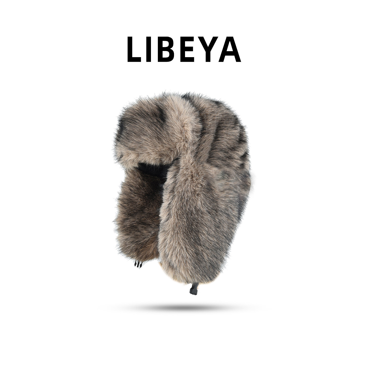 冬季潮长毛绒雷锋帽男女东北户外骑行保暖遮耳帽加厚仿貂毛情侣帽