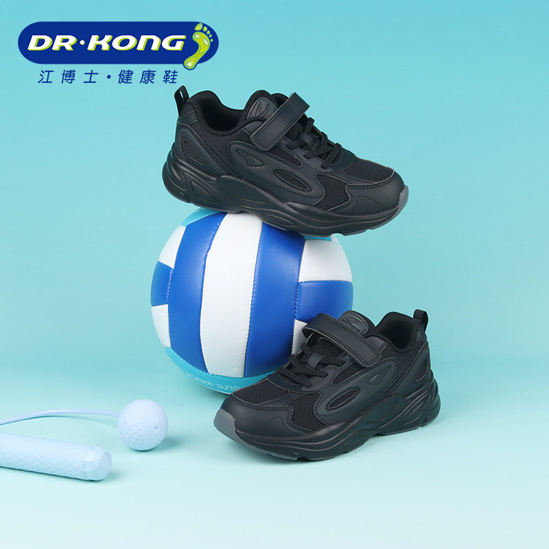 DR.KONG江博士男童鞋黑色耐脏中大童休闲鞋轻便运动鞋C1006688,童鞋/婴儿鞋/亲子鞋,运动鞋,淘宝优惠券,粉丝福利购,淘宝优惠卷