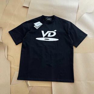 福利Vujade006 Kenijima小众黑白基础款 cleanfit vibeVD短袖T恤