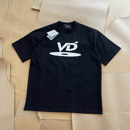 福利Vujade006 Kenijima小众黑白基础款 cleanfit vibeVD短袖T恤