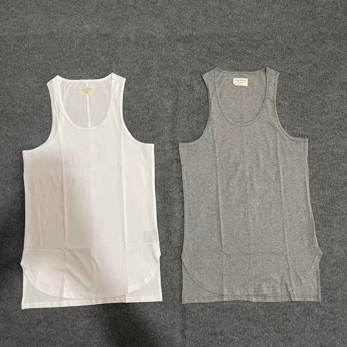 FEAR OF GOD FOG百搭打底背心高街情侣内搭嘻哈四季可穿纯棉背心_虎窝淘