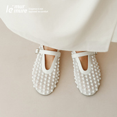 Murmure 铆钉玛丽珍鞋 春秋季 新款 淡人穿搭时尚 浅口单鞋