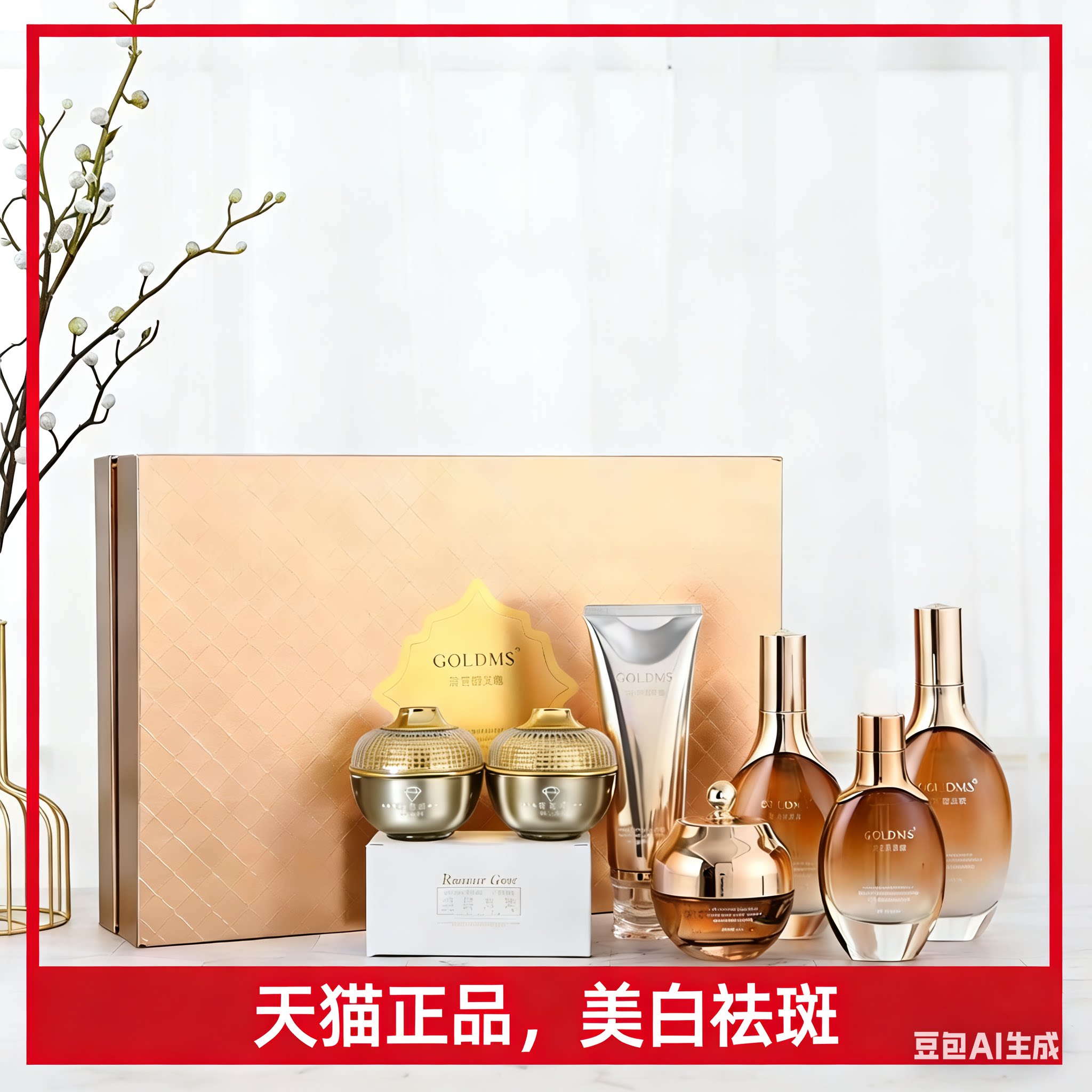 美斯金至尊提亮肤色金钻霜铂晶霜