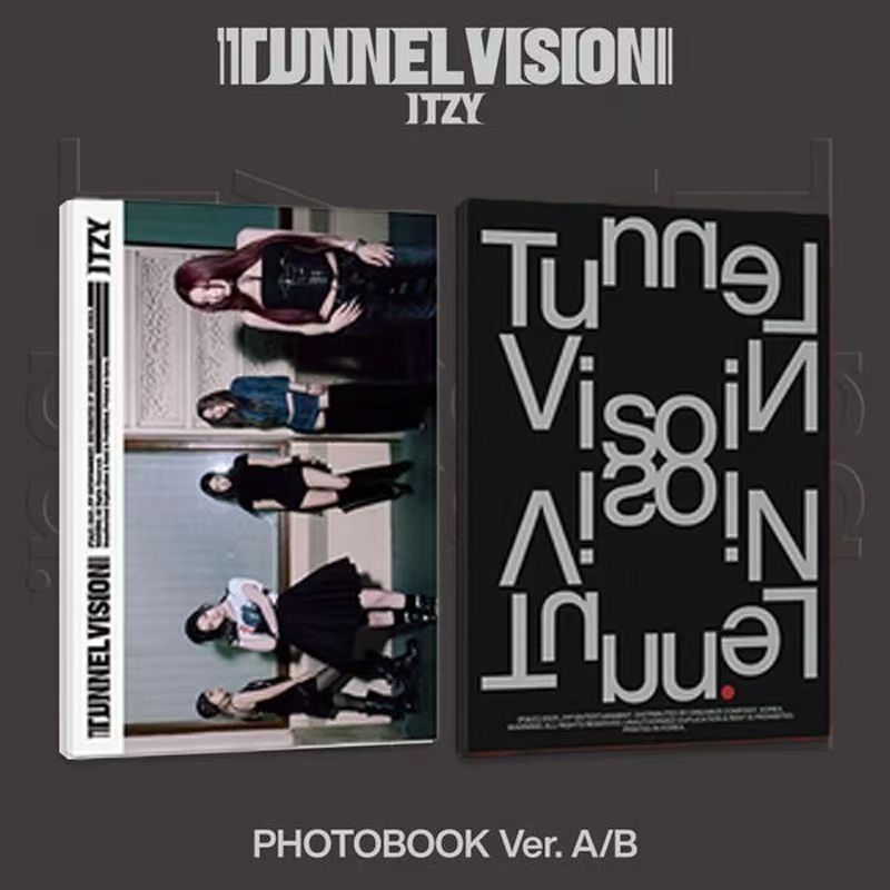 ITZY新专辑 TUNNEL VISION 梯新专 黄礼志 正版周边特典小卡海报