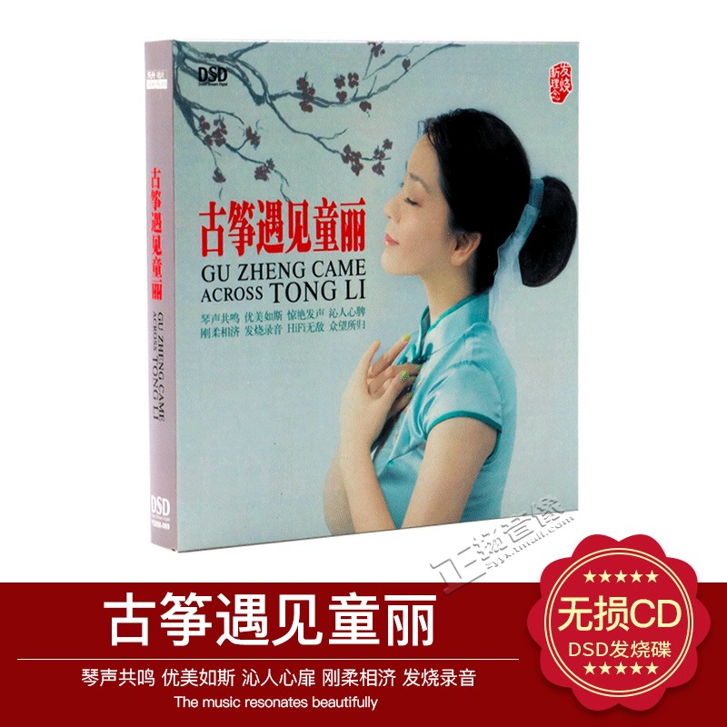 正版发烧碟 童丽新专辑：古筝遇见童丽 CD汽车载音乐光盘碟片DSD