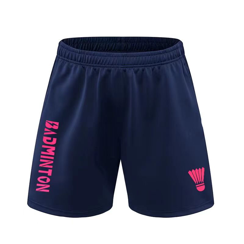 ins版新羽毛球服裤子速干蓝粉色潮牌夏天装休闲运动短裤潮流红色