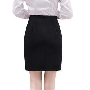 工装裙防走光职业包臀裙半身西裙一步裙包裙工作裙短裙西装裙春季