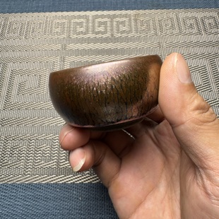 1082玫瑰金禅定建盏杯一口杯客杯