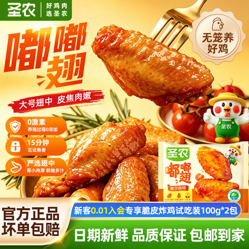 大号烤鸡翅中热辣风味香嫩多汁