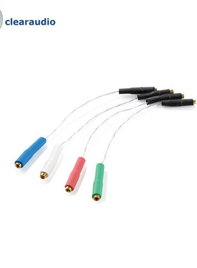 德国 Clearaudio 清澈 Headshell cable set 黑胶唱机 唱头信号线