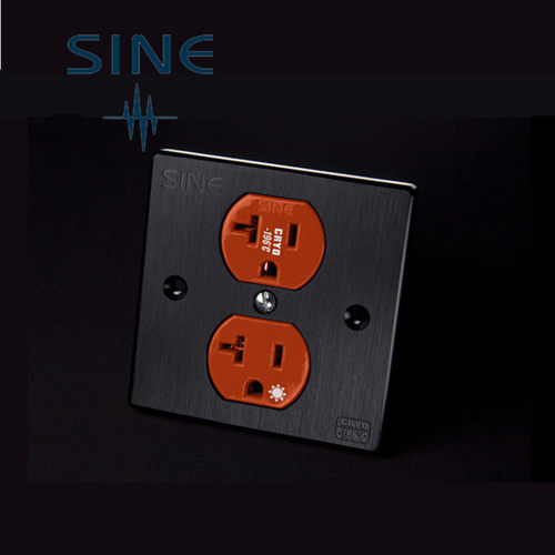 SINE 正弦 SW-2G US（Gold） 美式 双位黄金冷冻插座 （音响级）