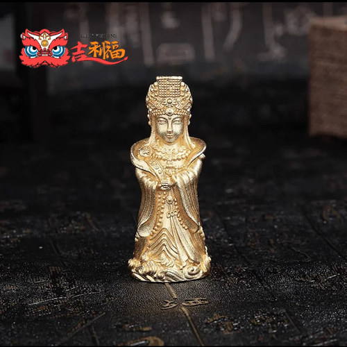 福建眉州妈祖保佑神像小妈祖摆件