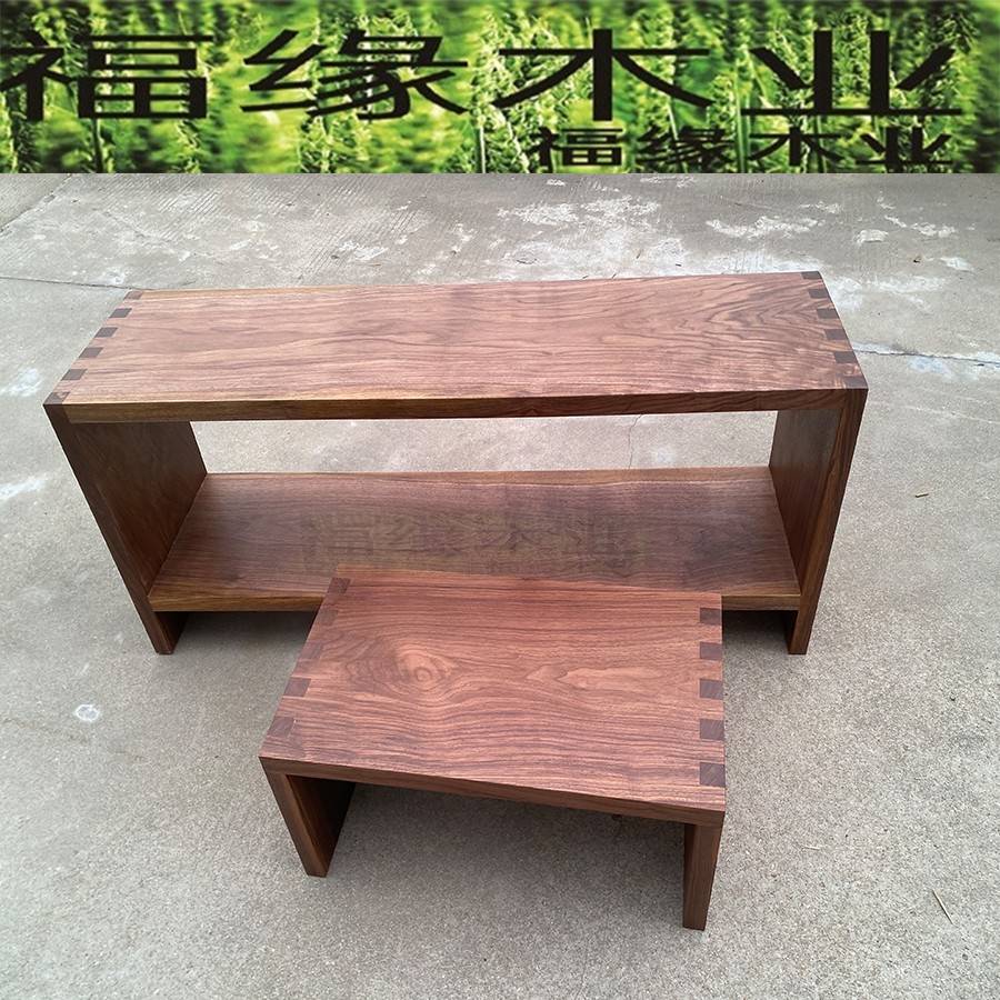 北美黑胡桃木料实木木板板材原木方木条diy雕刻桌面台面隔板定制