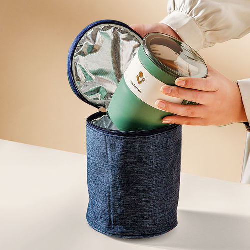 铝箔圆形保温袋手提袋迷你小号