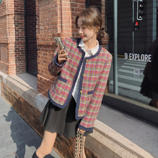 现货主推2025秋季新款韩版小香风气质小外套C057-2360-P140-K198