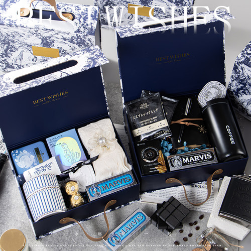 伴郎伴手礼男士结婚婚礼小众高级感回礼复古森系公司商务高档礼盒