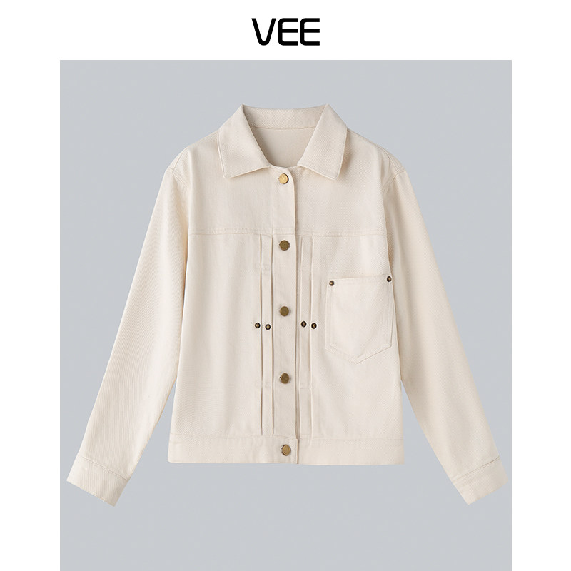 云舒牛仔外套VEE100%棉百搭