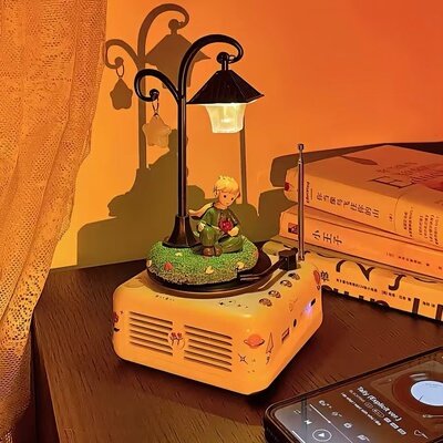 小王子蓝牙音响小型音箱可爱迷你黑胶唱片机生日礼物送女友闺蜜