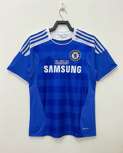 1112赛季欧冠切尔西短袖球衣决赛队服主场托雷斯德罗巴复古足球服