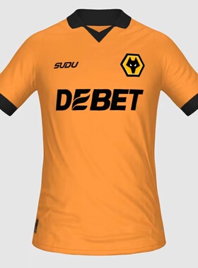 2526狼队主场WOLVES HOME狼队球衣球迷版短袖足球训练服