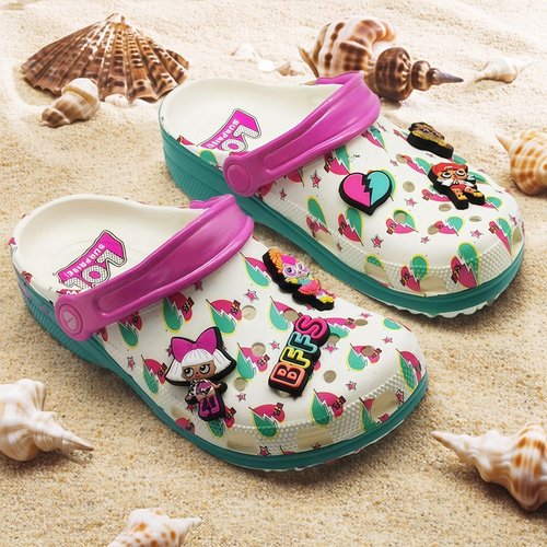 LOL爱心夏季软底洞洞鞋女款新款